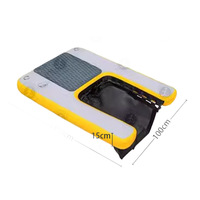 Plateforme flottante gonflable en PVC pour chien, jouet aquatique pour chien