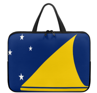 Sac pour ordinateur portable avec drapeau de Tokelau, étui étanche et fin pour ordinateur portable avec fermeture éclair de qualité supérieure, sac portable pour ordinateur portable pour tablettes