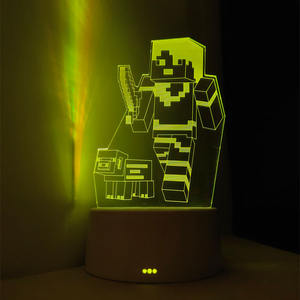 Lámpara de Ilusión 3D Personalizable, el Mejor Regalo de Navidad, Lámpara Óptica 3D Creativa, Lámpara de Ilusión 3D Personalizada - Product Image 3