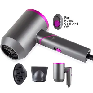 Newest Design Foldable Professional Highest Quality Mini Sizes Lightweight Portable Travel Electric DC Motor Hair Blow Dryer