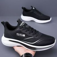Sepatu Kasual Unisex Pria Wanita Model Empat Musim Nyaman Bernapas Tahan Air Sol Lembut dengan Lapisan Kain