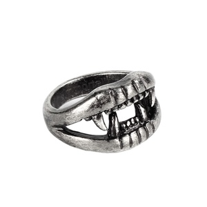 Craft Wolf Vampire Men Acero inoxidable antiguo plateado estilo chino calavera anillo <span class=keywords><strong>de</strong></span> racimo para la fabricación <span class=keywords><strong>de</strong></span> joyas DIY - Product Image 6