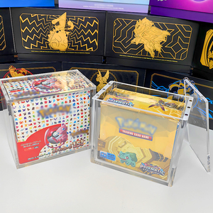 Premium <span class=keywords><strong>Collection</strong></span> Ultra Elite Trainer Box Cheap Poke Mon Booster <span class=keywords><strong>Vitrine</strong></span> Acrylique avec Couvercle Magnétique Style Moderne - Product Image 3