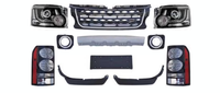 Car Auto Bodykit Facelift Accesorios Parachoques de Faro de rejilla delantera para Land Rover 10-13 DISCOVERY 4 ACTUALIZACIÓN A 14 DISCOVERY 4