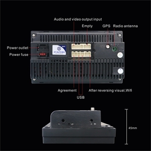 Radio para Auto Android con Pantalla IPS de 9/10 Pulgadas, Navegación, PhoneLink, Mapas, Galería, <span class=keywords><strong>Chrome</strong></span>, Bluetooth, Aux, DSP, Universal, Plástico TS - Product Image 5