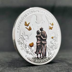 Koin untuk Dijual Hadiah Pernikahan Berlapis Perak Koin Selamanya Cinta Koin Hadiah Pernikahan Tamu - Product Image 6