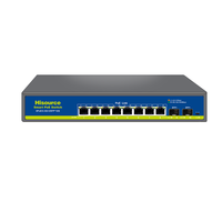 Switch PoE 8+2 10G Uplink 2.5G pour vidéo, routeur, dortoir, maison, usage commercial