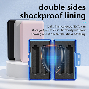 4 khe cắm NVMe trường hợp hộp bảo vệ cho <span class=keywords><strong>M.2</strong></span> 2230 2242 2260 2280 <span class=keywords><strong>SSD</strong></span> di động lưu trữ <span class=keywords><strong>SSD</strong></span> Hộp bảo vệ trường hợp - Product Image 4