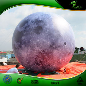 Pallone Gonfiabile <span class=keywords><strong>Luna</strong></span> XXL da 5m con Illuminazione, Sfera dei Otto Pianeti - Product Image 2