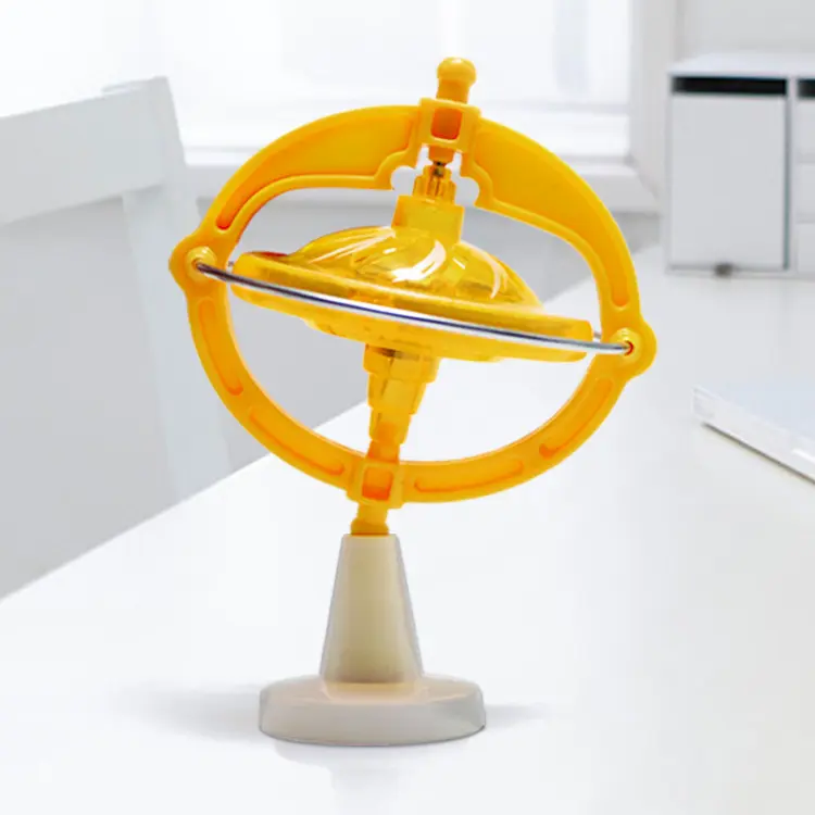 Giroscopio mágico giratorio para niños, juguete sensorial antiestrés para Aprendizaje de ciencia, equilibrio