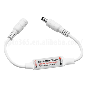 รีโมทคอนโทรล LED <span class=keywords><strong>5V</strong></span> 12V 24V RF ขั้วต่อ <span class=keywords><strong>DC</strong></span> ใช้งานง่ายสำหรับแถบไฟ LED สีเดียวควบคุมหรี่แสง - Product Image 6