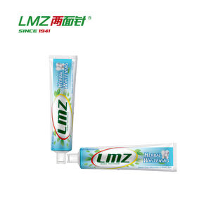 Dentifrice blanchissant à la menthe et aux herbes sans fluorure, 55g, marque privée OEM, usage domestique, anti-sensibilité, rafraîchissant buccal, anti-gonflement - Product Image 4