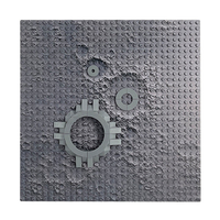 Nouvelle plaque de base spatiale 32*32 multicolore compatible avec les blocs de construction, jouets de collection, base de support, cadeau pour enfants
