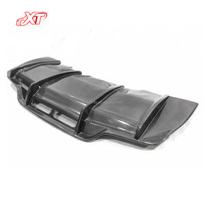 Diffuseur arrière en Fiber de carbone de Style C63 PSM pour Mercedes Benz <span class=keywords><strong>classe</strong></span> C W205 coupé 2 portes Bodykit lèvre de pare-chocs arrière - Product Image 2