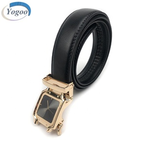 Boucles <span class=keywords><strong>de</strong></span> montre en alliage <span class=keywords><strong>de</strong></span> Zinc pour hommes, universel, doré, Logo, pour ceintures en cuir - Product Image 6