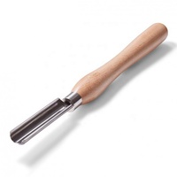 PHUKIMLONG Outils de tour à bois Gouge d'ébauche de broche Outil de tournage de tour à bois Outils de réglage du bois Longueur de la poignée 15-3/8 po. (390mm)