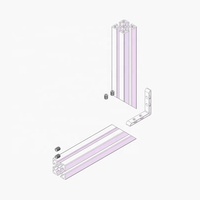Offre Spéciale 30D en Zinc moulé À L'intérieur Connecteur D'angle Pour profilé d'extrusion d'aluminium pour porte et fenêtre