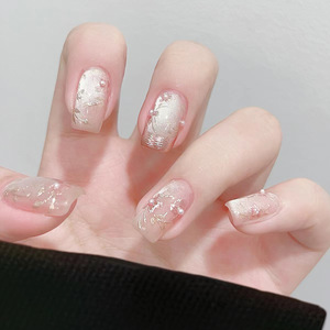 Hecho a mano usable de gama alta ojo de gato chapado en oro puntas de uñas ligeras Xiaohongshu superventas Royal Sister uñas postizas verano - Product Image 6