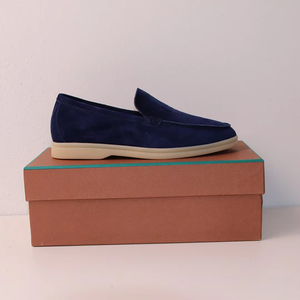 Chaussures de luxe haut de gamme 2026 – Nouveaux mocassins classiques en cuir véritable pour hommes, chaussures bateau décontractées en daim à enfiler pour femmes - Product Image 6