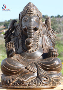 Metal Material Religious Style <strong>Large</strong> Bronze <strong>Ganesha</strong> Sitting <strong>Statue</strong> for Sale - Product Image 3