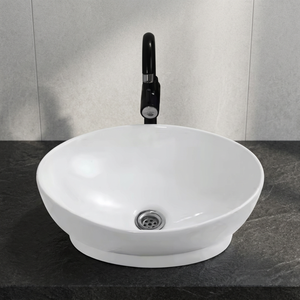 À vendre céramique blanc coin comptoir bassin porcelaine évier de lavage à la main pour la maison cuisine salon - Product Image 3
