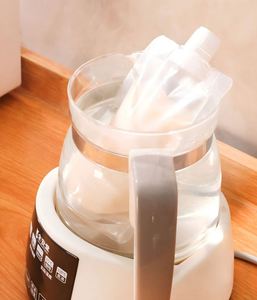 ถุงบรรจุภัณฑ์ใสแบบมีพวยกา สำหรับอาหาร เกรด PET PE ทนความร้อน เก็บความเย็นได้ เหมาะสำหรับเครื่องดื่ม นม ชา กาแฟ น้ำผลไม้ บรรจุภัณฑ์ของเหลว - Product Image 3