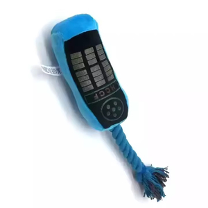 Juguete Masticable Resistente a Mordidas de Perro, Juguete de Peluche con Forma de Teléfono Móvil para Gatos y Mascotas con Cordón de Algodón, Juguetes para Masticar para Mascotas - Product Image 3
