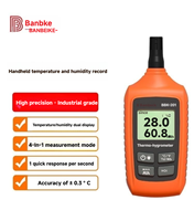 Thermomètre humide BBK-201 certifié CE pour la mesure de la température, instruments de mesure, thermo-hygromètre