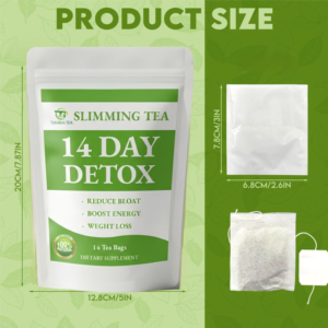 Zertifizierter Bio 14-Tage-<span class=keywords><strong>Detox</strong></span>-Schlankheitstee für Erwachsene Großpackung Gewichtsverlust Fettarm - Product Image 6