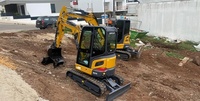 Nouvelle machine de construction à chenilles en caoutchouc optionnelles XE27E de 2,7 tonnes avec châssis hydraulique rétractable