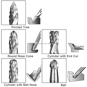 Bộ 20 mũi khắc bằng cacbua vonfram 3mm 1/8 inch, bộ dụng cụ mài xoay 3*3 mm bằng cacbua vonfram - Product Image 6