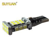 Petite ampoule LED pour voiture W16W 12V T15 921 3030-24 feu de signalisation LED feu arrière