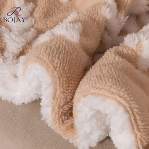 Wholesale Custom Design Two Layers Thick Warming Flannel Coral Fleece Christmas <strong>Snow</strong> Throw <strong>Blanket</strong> For Winter - Product Image 6