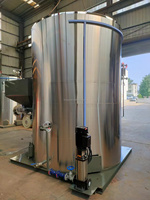 Générateur de vapeur industriel 500 kg 1 tonne, chaudière à vapeur automatique au gaz pour sauna en baril