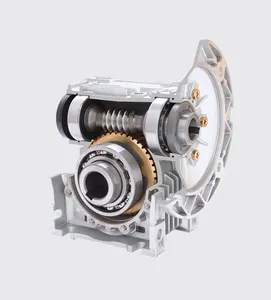 Fungsi Penjualan Torsi Tinggi Gearbox Cacing NMRV40 Peredam Kecepatan untuk Motor Servo AC DC Seri RV