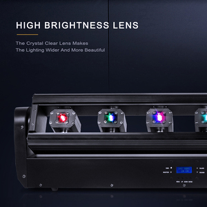 Shehds 3W RGB 3in1 Full Color 6 Occhi Luce Laser RGB DMX Testa Mobile per Palcoscenico Barra Laser per <span class=keywords><strong>Par</strong></span> e DJ Disco Party - Product Image 2