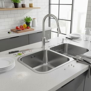 [BAEKJO] EUROPEAN BS584 <b>Kitchen</b> <b>Sink</b> with Deep Capacity Bowl for Heavy Cooking and Daily Tasks - Product Image 3