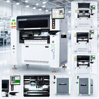 Machine SMT automatique multifonctionnelle à 10 têtes, haute capacité, pour la fabrication de circuits imprimés, ligne de production électronique