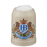 Chope à bière en céramique Hofbraeuhaus Muenchen Oktoberfest, design lion classique, durable, 0,5 L, fabriquée en Allemagne