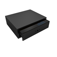 UZI-MC-5 Grand coffre-fort intelligent à tiroir dissimulé avec écran tactile et verrouillage par mot de passe, matériel de luxe pour armoire en acier inoxydable
