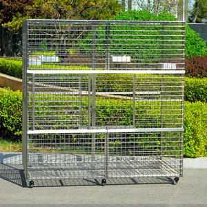 Lize in acciaio inox Multi-modello di gabbia per animali domestici porta uccelli gabbia pappagallo gabbia per la vendita - Product Image 5