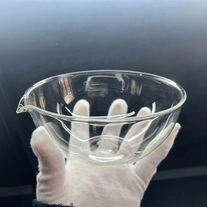 Jiexu thiết bị phòng thí nghiệm thạch anh thủy tinh borosilicate bốc hơi món ăn 100ml 150ml 200ml thủy tinh bốc hơi món ăn - Product Image 1