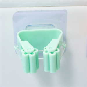 Seamless mop clips, no-drill broom holders, hooks, <b>brackets</b>, bathroom wall-mounted shelves, wholesale suction cup hooks - Product Image 4