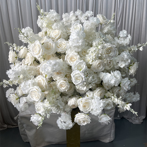 IFG Hot Sale Luxury 40inch Diameter White 3d Artificial 100 cm Flower Ball for Wedding Party Event <strong>Table</strong> <strong>Decoration</strong> - Product Image 4