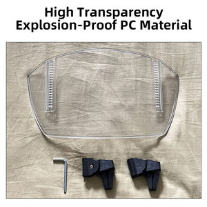 Nuevo Parabrisas Universal para Motocicleta, Deflector de Viento Delantero Ajustable Modificado para Honda, Yamaha, Suzuki, Harley - Product Image 4