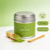 Poudre de Matcha 1A 30g/Boîte - Poudre de Matcha Culinaire pour la Pâtisserie, les Lattes et les Desserts, Qualité Alimentaire, Fournisseur en Gros