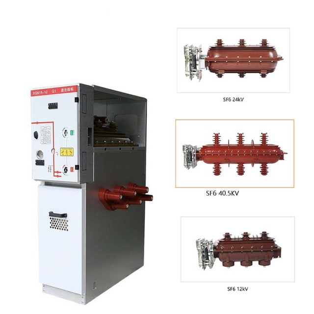 24kV Indoor SF6 Load Break Switch 630A Motorized Mechanism
