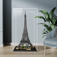 Vitrine transparente en acrylique de 155cm de haut pour poupées jouets statues miniatures de collection Protection contre la poussière stockage et organisation