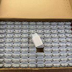 Adaptador de Carga Rápida PD de 20W, Enchufe para EE. UU., UE y Reino Unido, Bloque de Cargador de Pared, Adaptador de Corriente para <span class=keywords><strong>iPhone</strong></span> 15 14 <span class=keywords><strong>13</strong></span> <span class=keywords><strong>Pro</strong></span> Max, Puerto Tipo C - Product Image 1