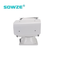 Kamera Termal PTZ Sensor Ganda Jangkauan Jauh Tanpa Pendingin, Kamera Termal Pan-Tilt Penglihatan Malam Sudut Lebar Sensor CMOS Tahan Air IP66